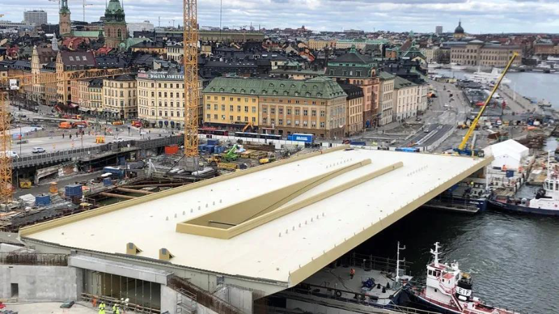 The Slussen bridge